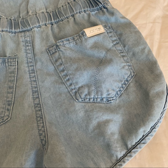 Joes Jeans Girls Chambray Embroidered Romper 6 - Picture 6 of 6